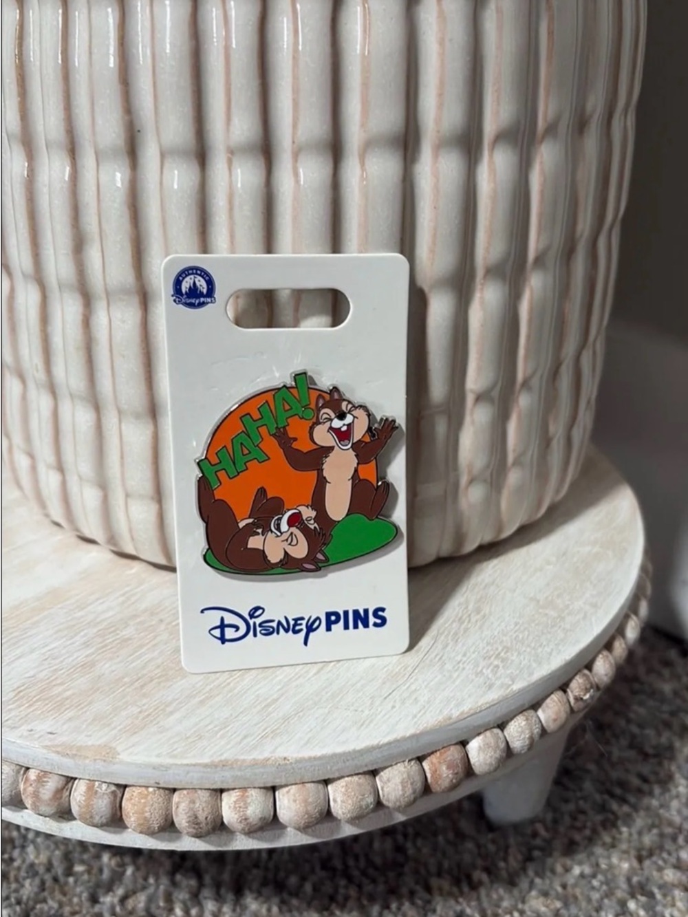 Chip 'n' Dale HA! HA! Enamel Pin